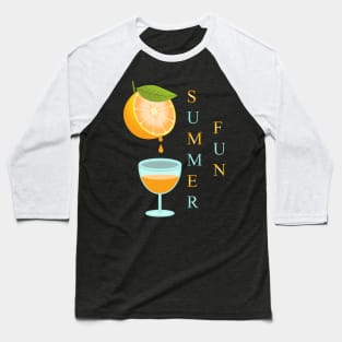 Orange Juice - Summer Fun Baseball T-Shirt